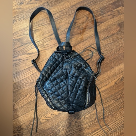 Rebecca Minkoff Handbags - Rebecca Minkoff Julian Small Black Quilted Leather Backpack New Without Tags NWO
